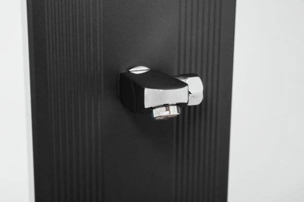 Steinbach Solardusche Slim Line Deluxe schwarz